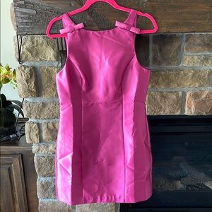 Hutch Satin Bow Minidress